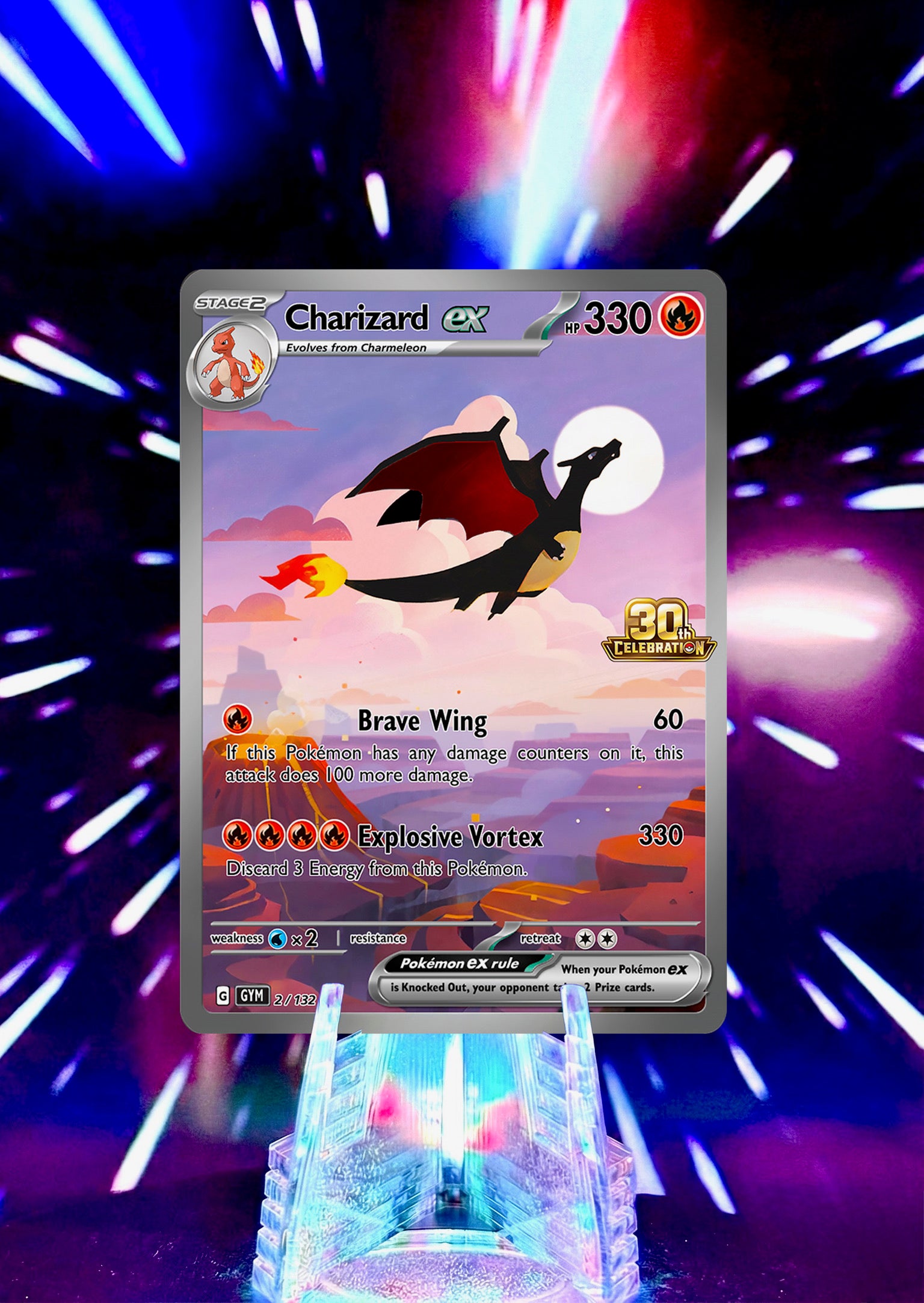 Charizard Fan Art Trading Cards 30th Anniversary Full Art Collection