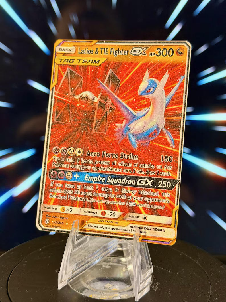 Pokemon and Star Wars Tag Team GX Fan Art Trading Card