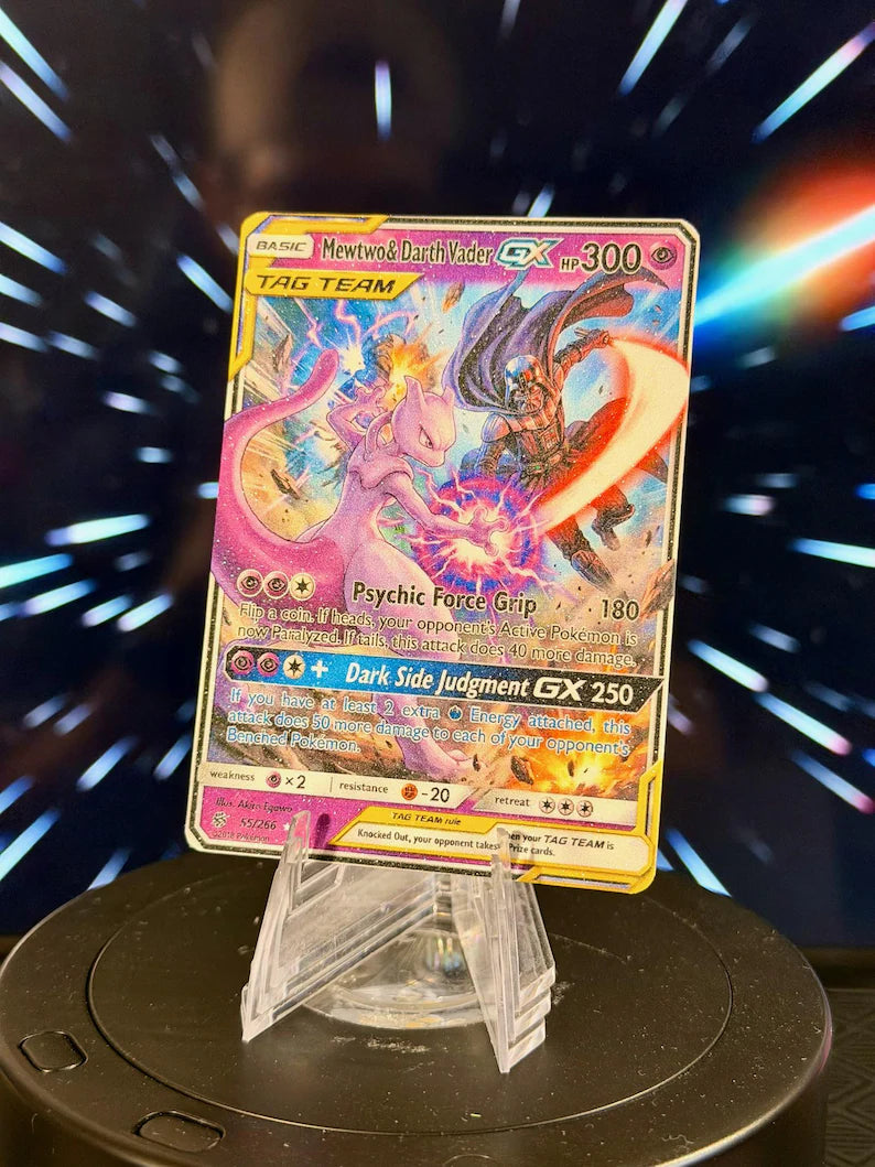 Pokemon and Star Wars Tag Team GX Fan Art Trading Card