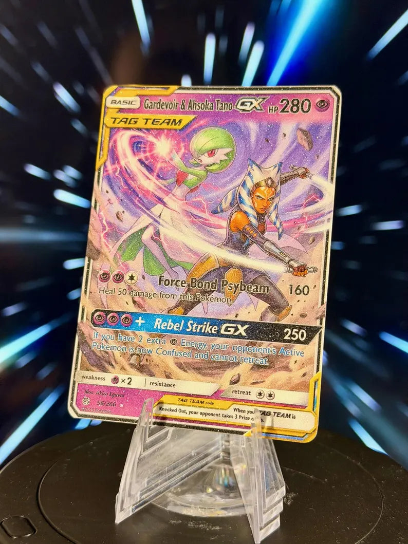Pokemon and Star Wars Tag Team GX Fan Art Trading Card