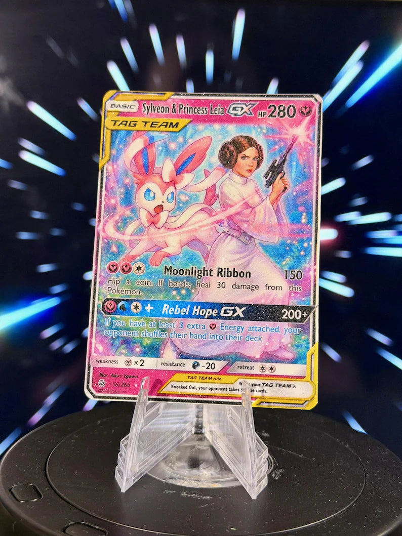 Pokemon and Star Wars Tag Team GX Fan Art Trading Card