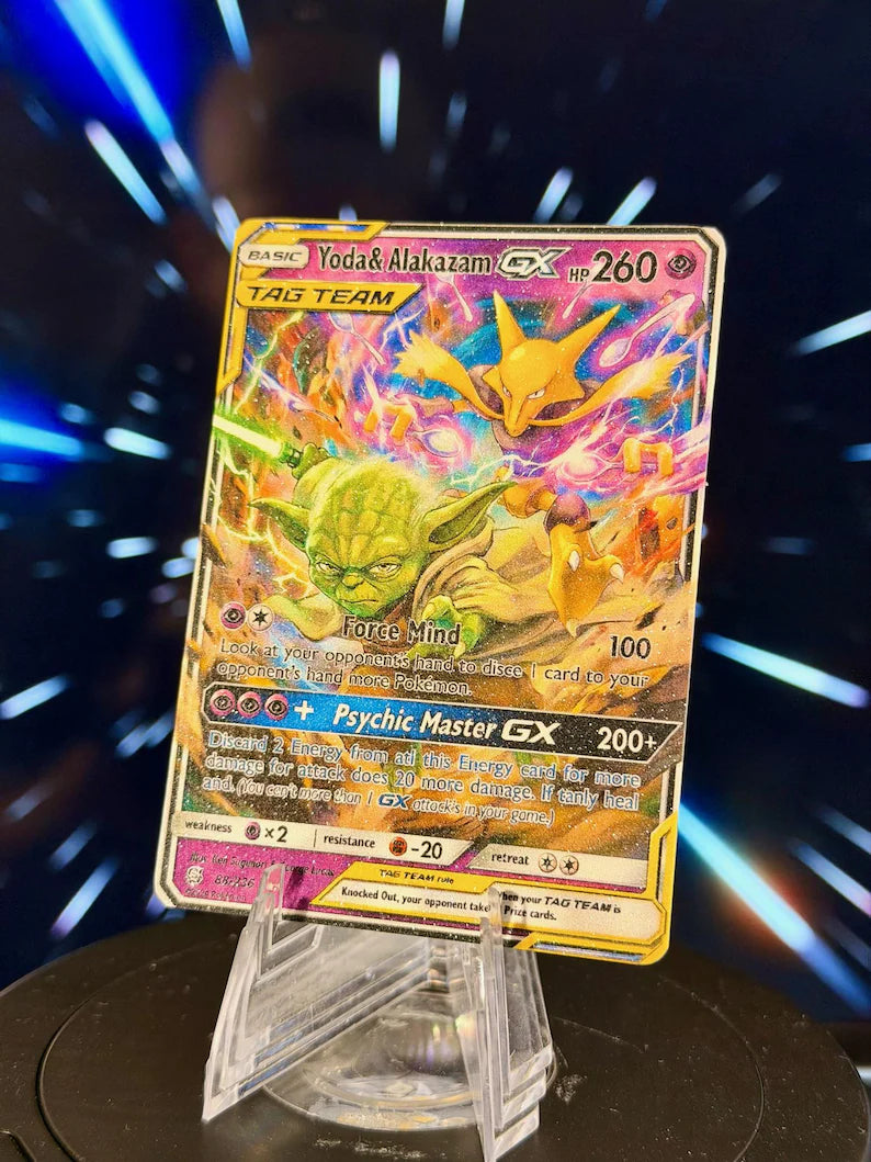Pokemon and Star Wars Tag Team GX Fan Art Trading Card