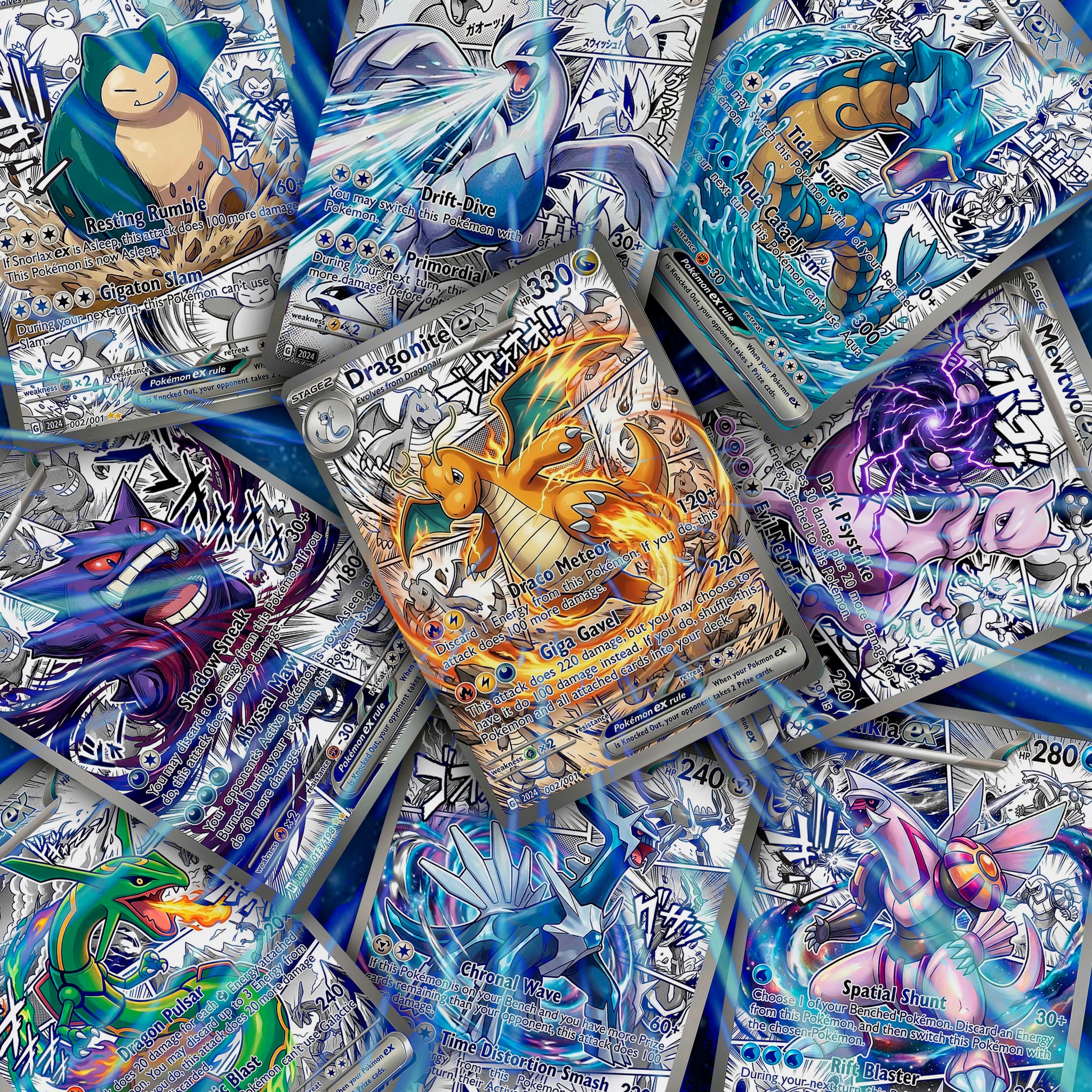 Anime Comic Style | Pokemon Fan Art Trading Card