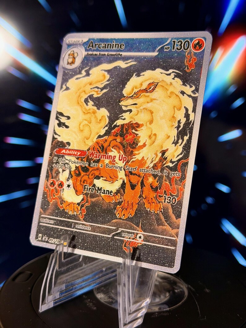 Japanese Style Pokemon Fan Art Trading Card