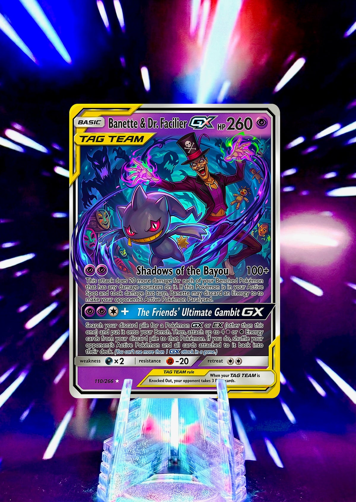 Disney and Pixar Villains Fan Art Custom Pokemon Card Handmade Anime Gift