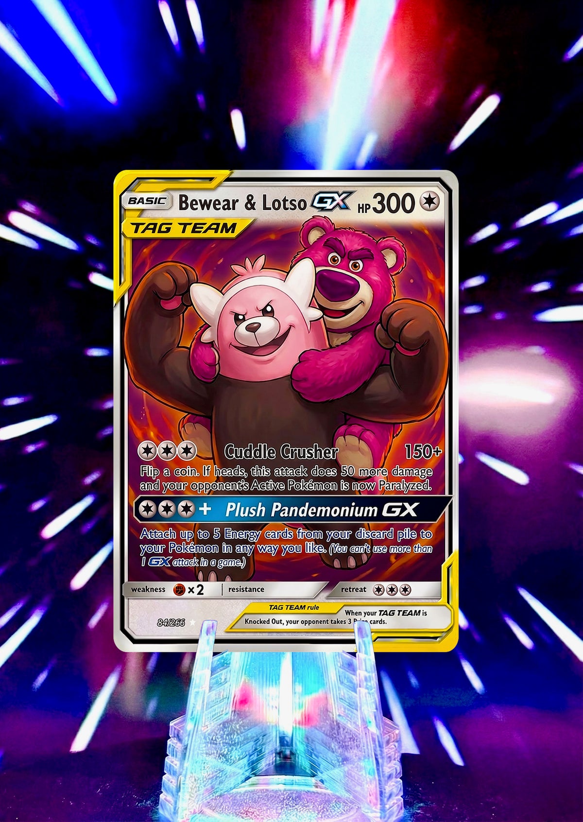 Disney and Pixar Villains Fan Art Custom Pokemon Card Handmade Anime Gift