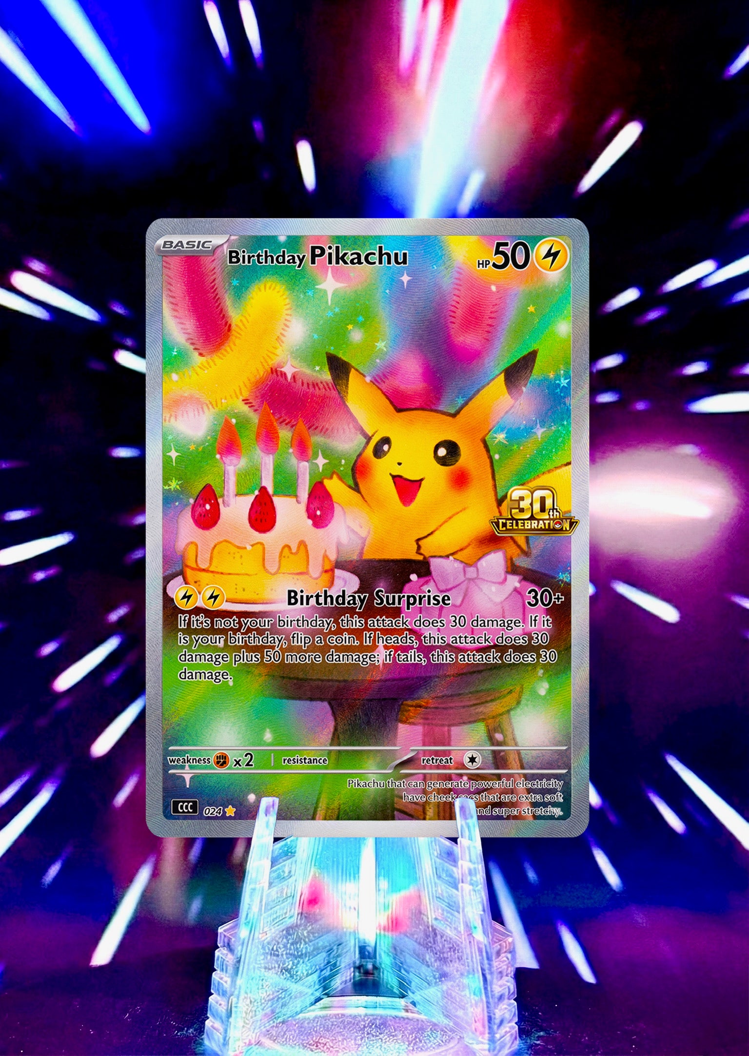 Pikachu Fan Art Trading Cards | 30th Anniversary Full Art Collection