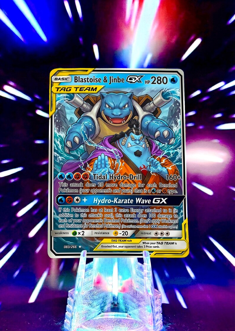 Pokemon & One Piece | Tag Team GX | Fan Art Trading Card