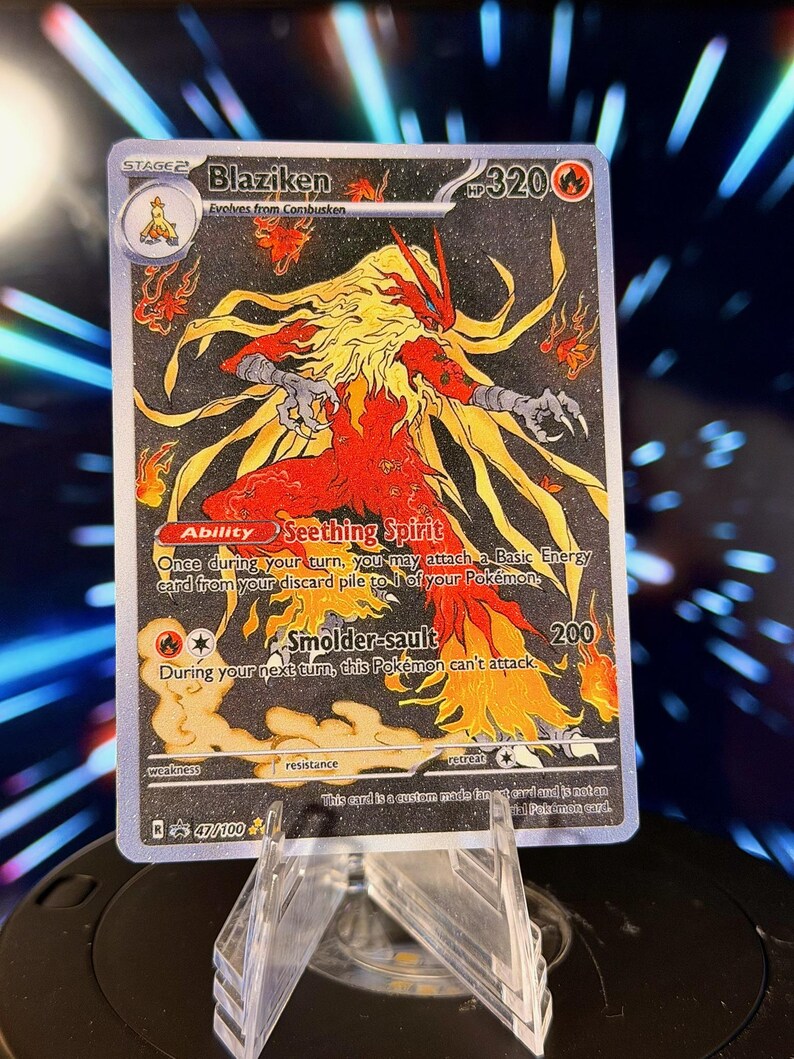 Japanese Style Pokemon Fan Art Trading Card