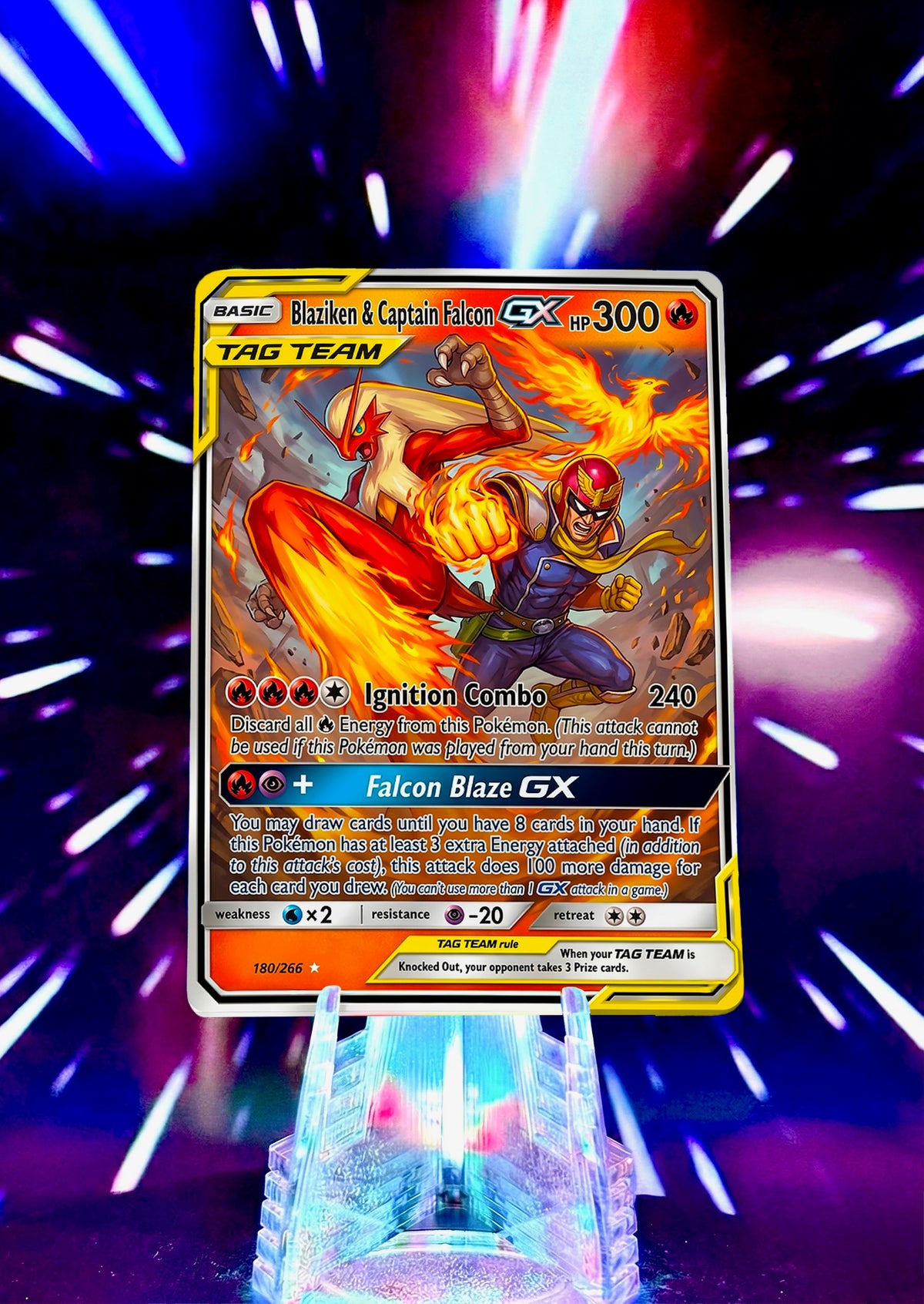Pokemon and Super Smash Bros Tag Team GX Custom Fan Art Trading Cards