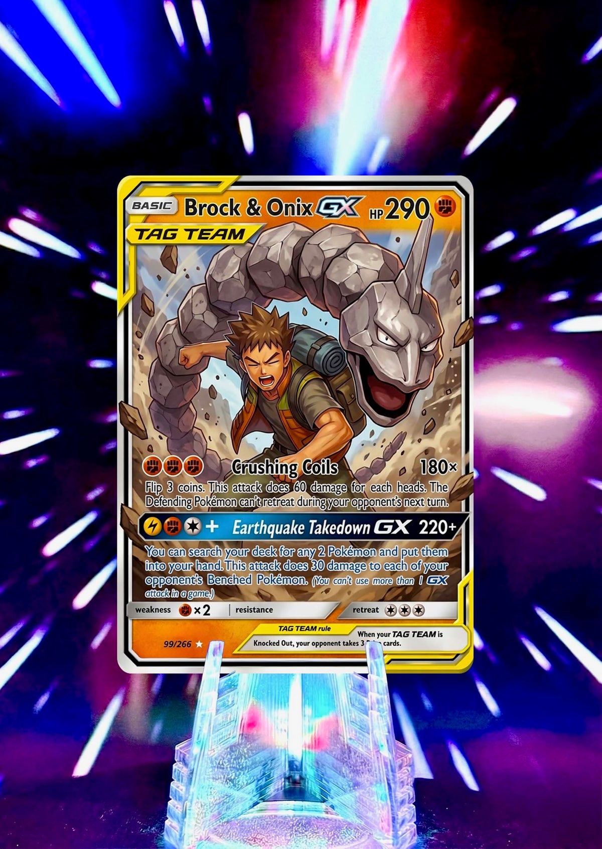 Custom Gym Leader and Pokémon Fan Art Trading Card - Red, Brock, Giovanni, Misty and More!