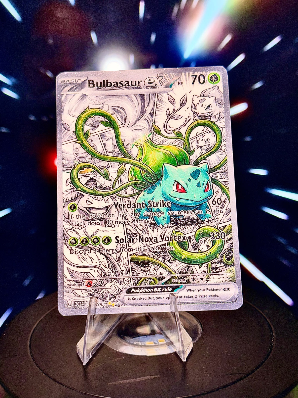 Anime Comic Style Generations 1-5 Pokemon Fan Art Trading Card