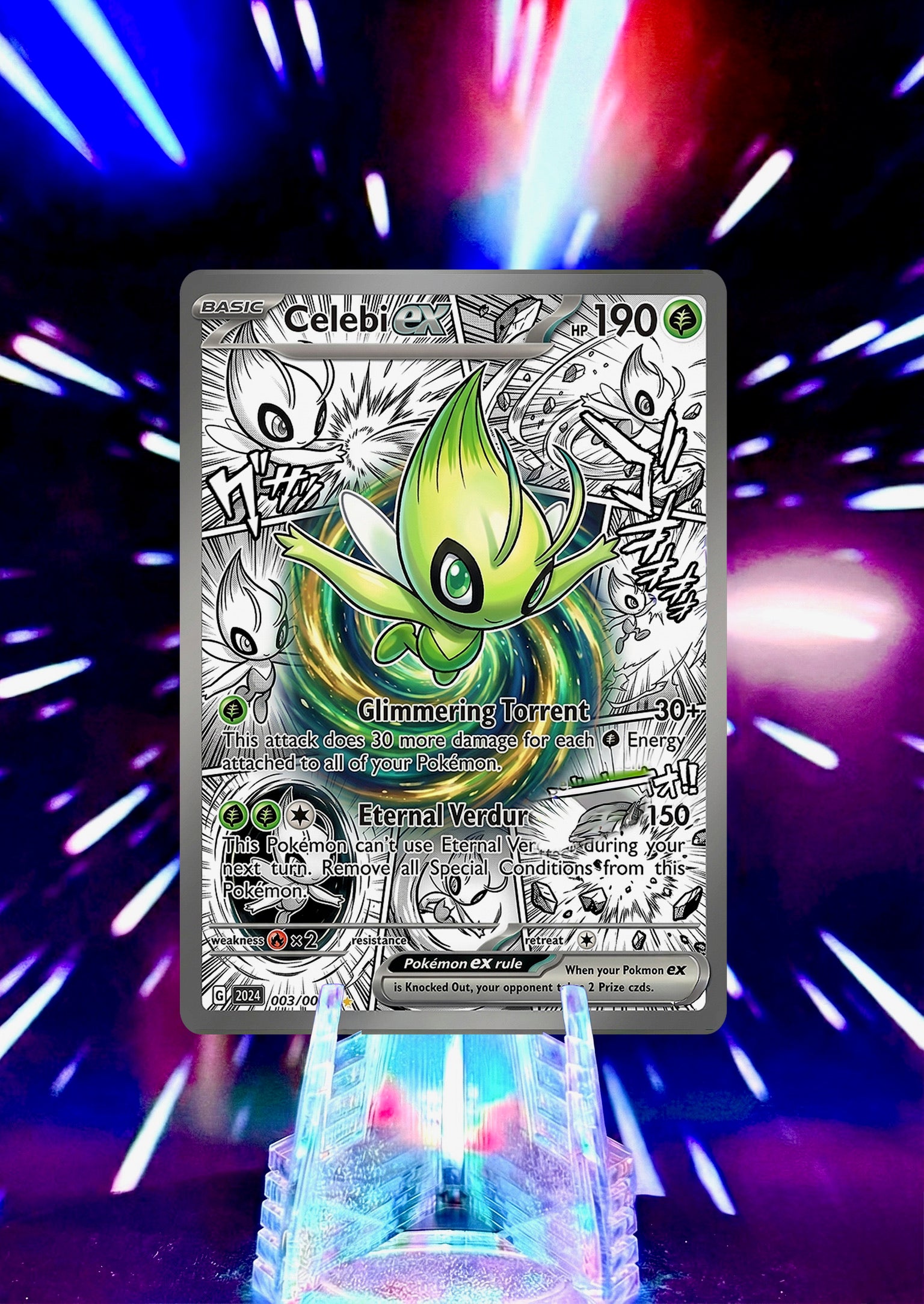 Anime Comic Style | Pokemon Fan Art Trading Card