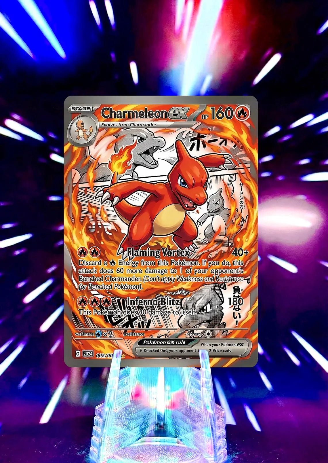 Anime Comic Style Generations 1-5 Pokemon Fan Art Trading Card