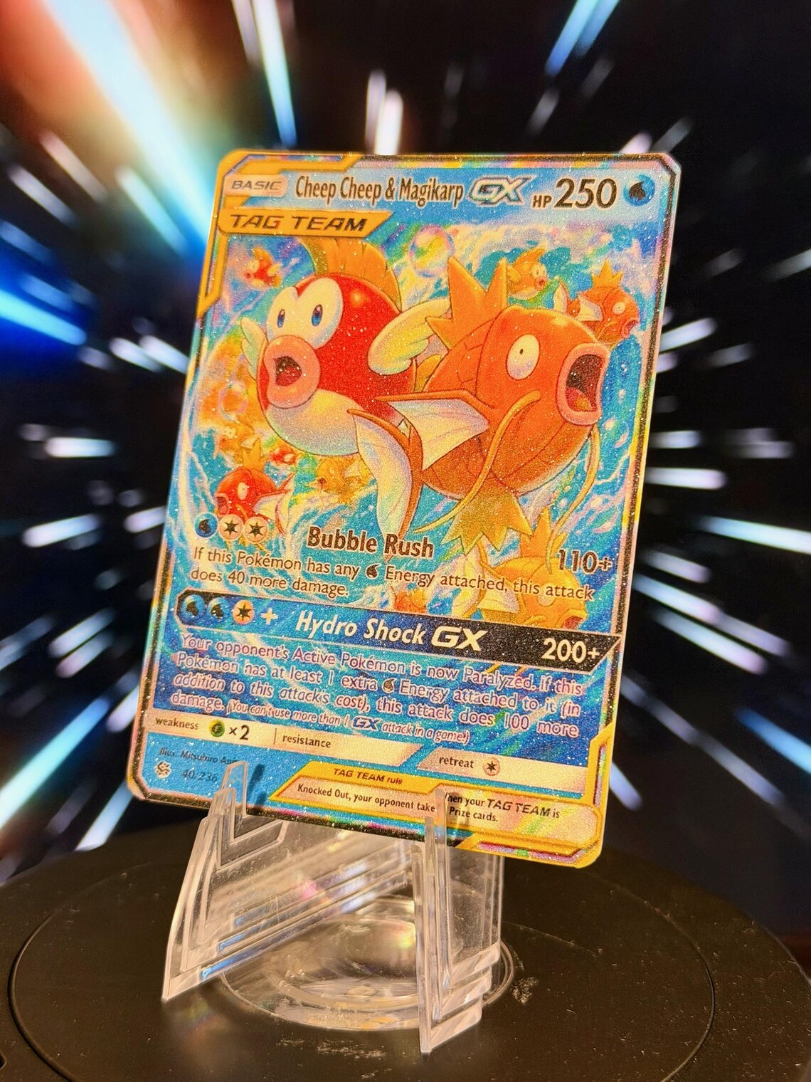 Pokemon and Super Mario Bros. Tag Team GX Fan Art Trading Card