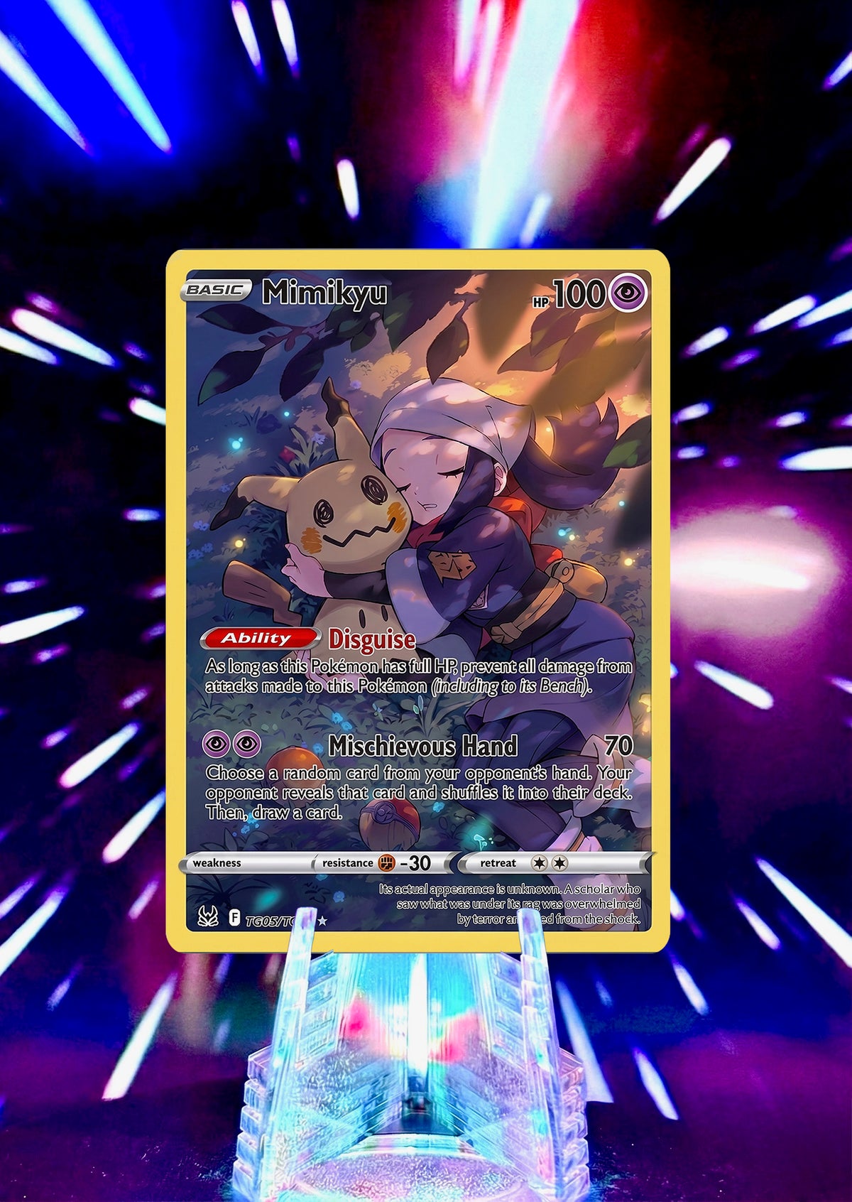 Mimikyu as Pikachu Alternative Universe Custom Trading Cards Full Art Fan Art Collection