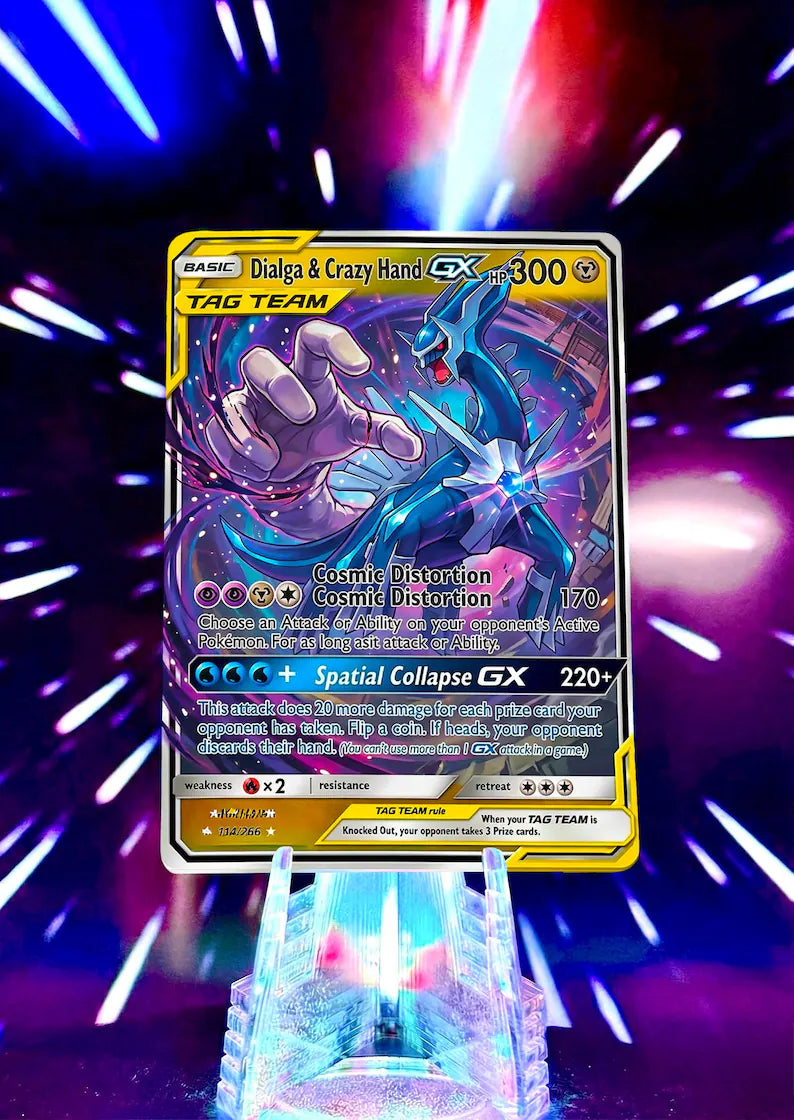 Pokemon and Super Smash Bros Tag Team GX Custom Fan Art Trading Cards