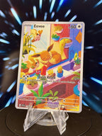 Sleeping Eeveelution Pokemon Fan Art Trading Card