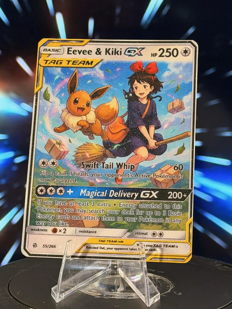 Pokemon & Studio Ghibli | Tag Team GX | Fan Art Trading Card