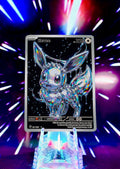 Liquid Chrome Eeveelution | Fan Art Trading Card