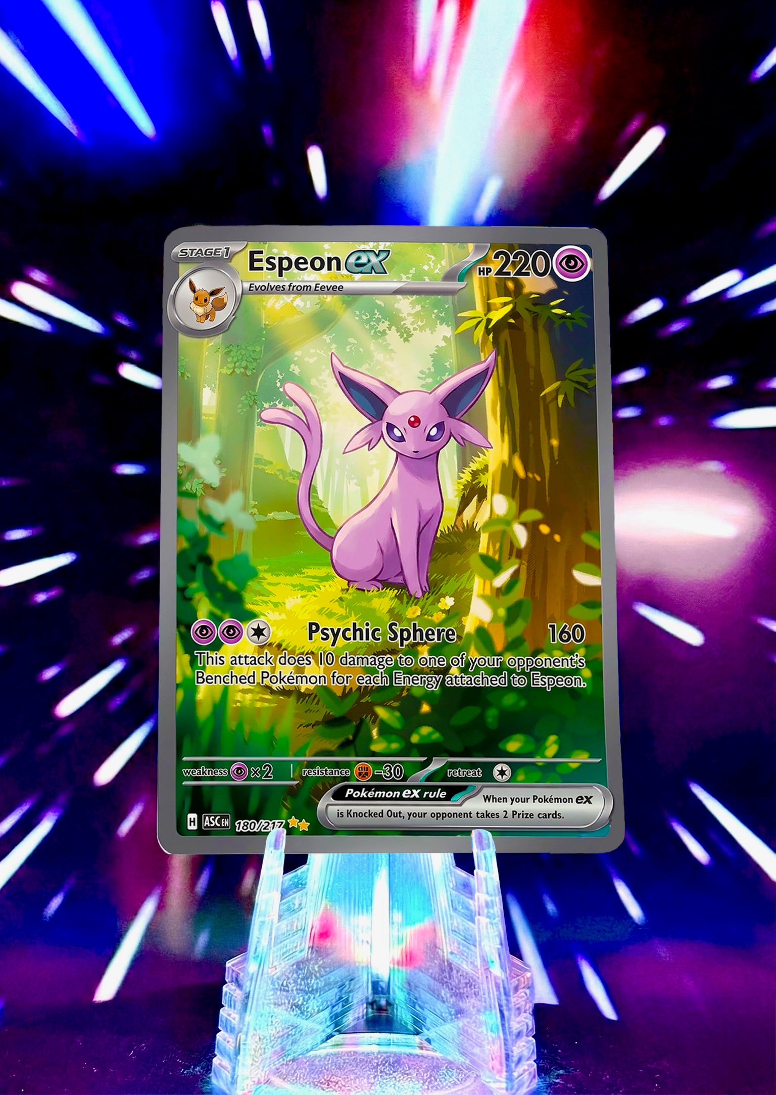 Forest Pikachu Inspired Eeveelution Fan Art Trading Card Set