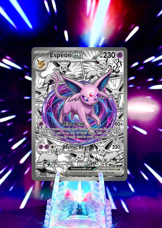 Comic Anime Style Eevelutions | Pokemon Fan Art Trading Cards