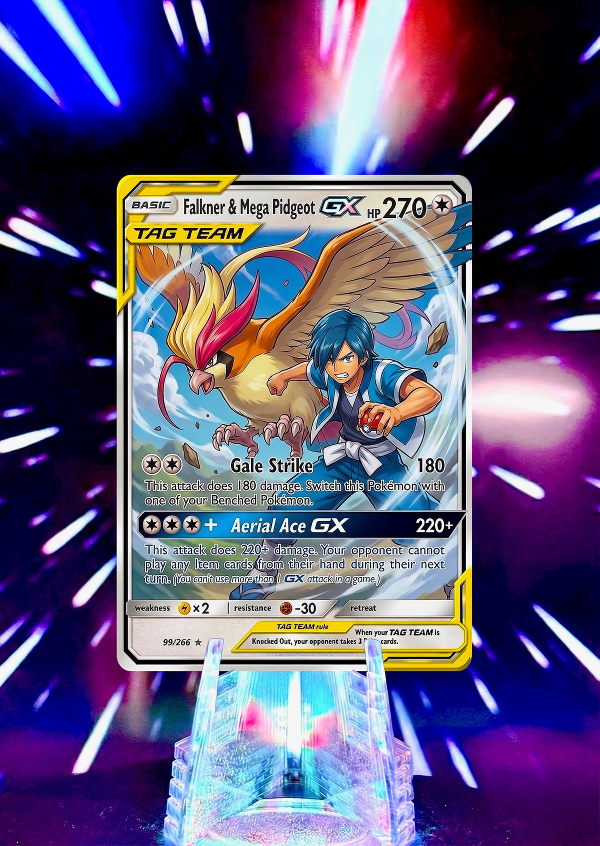 Custom Gym Leader and Pokémon Fan Art Trading Card - Red, Brock, Giovanni, Misty and More!
