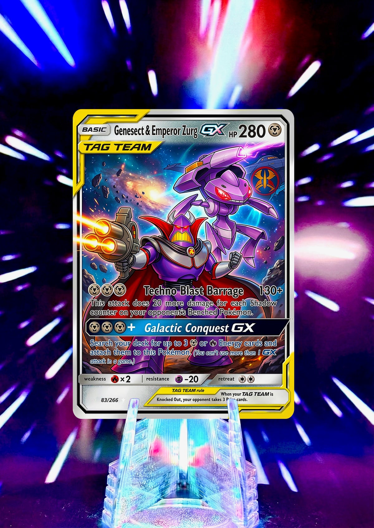 Disney and Pixar Villains Fan Art Custom Pokemon Card Handmade Anime Gift