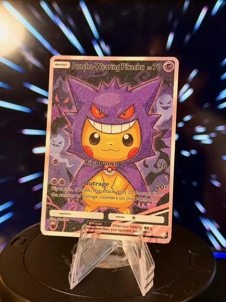 Poncho-Wearing Pikachu
