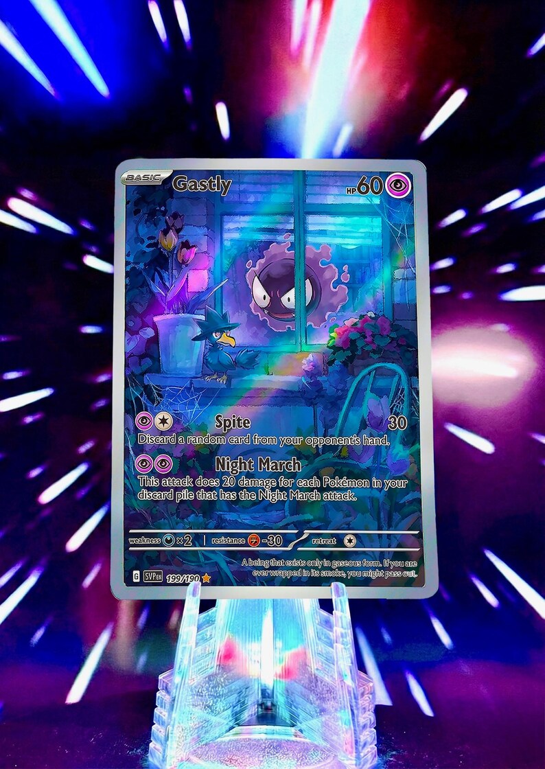 Window Spookymon | Pokemon Fan Art Trading Card