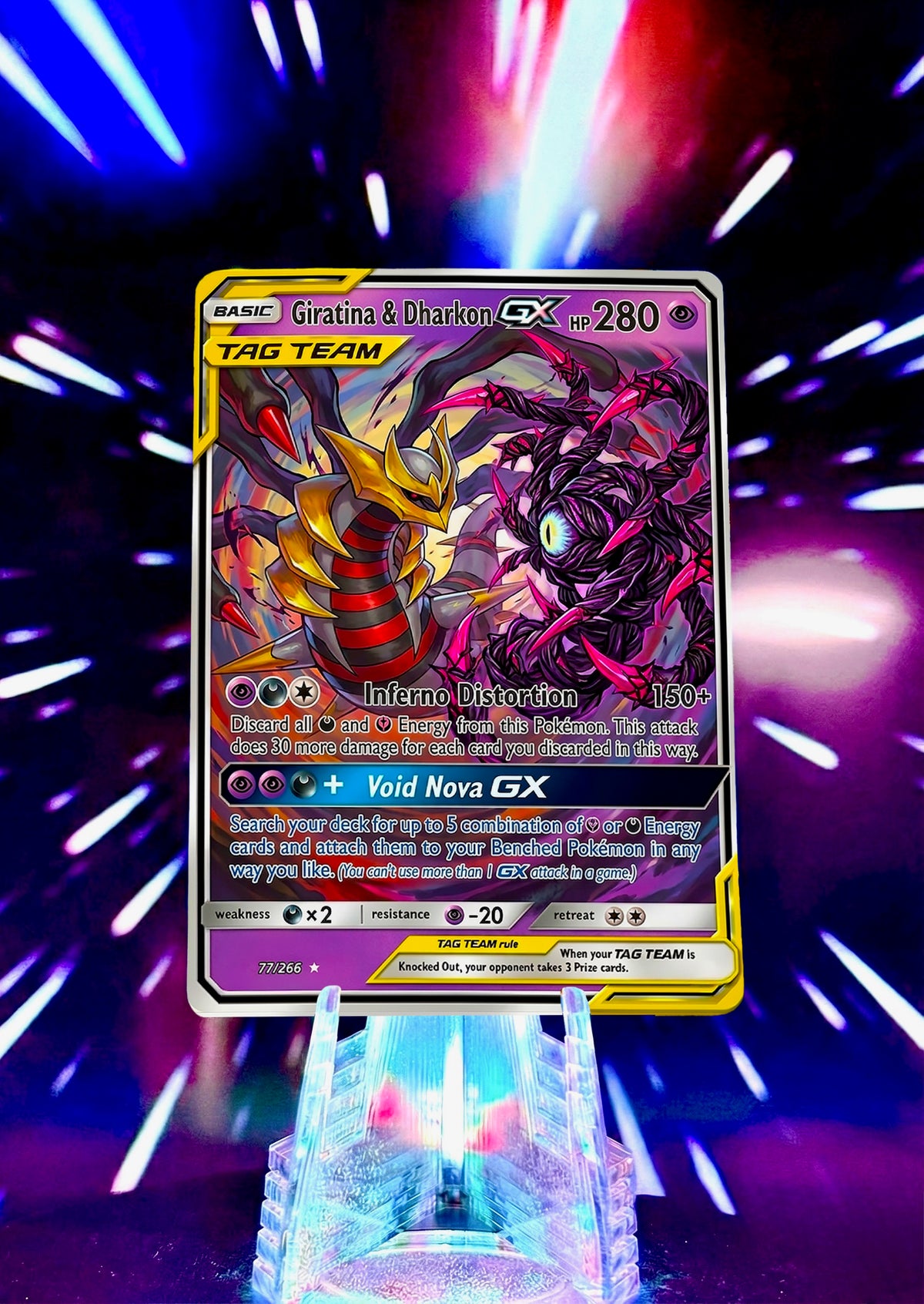 Pokemon and Super Smash Bros Tag Team GX Custom Fan Art Trading Cards