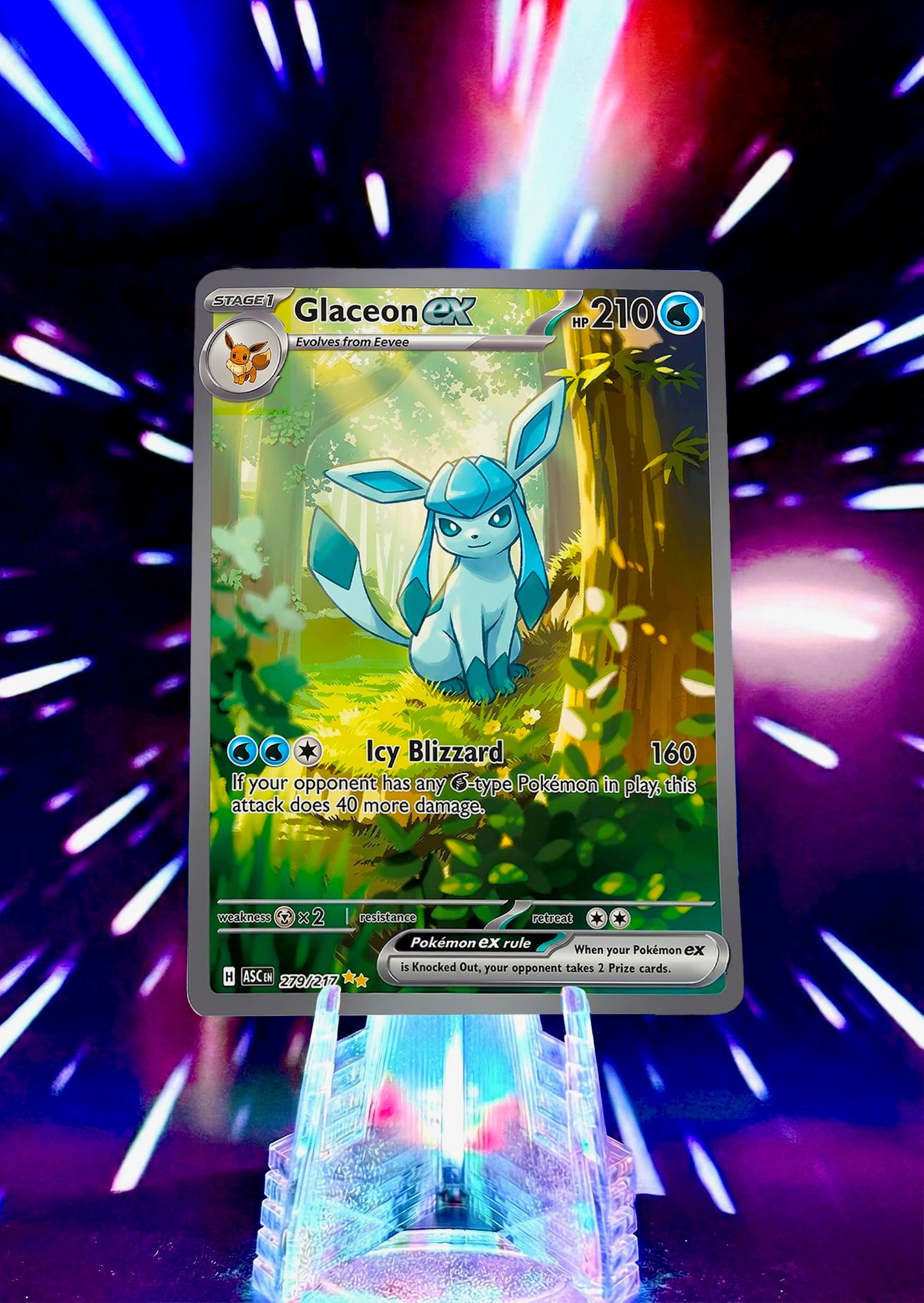 Forest Pikachu Inspired Eeveelution Fan Art Trading Card Set