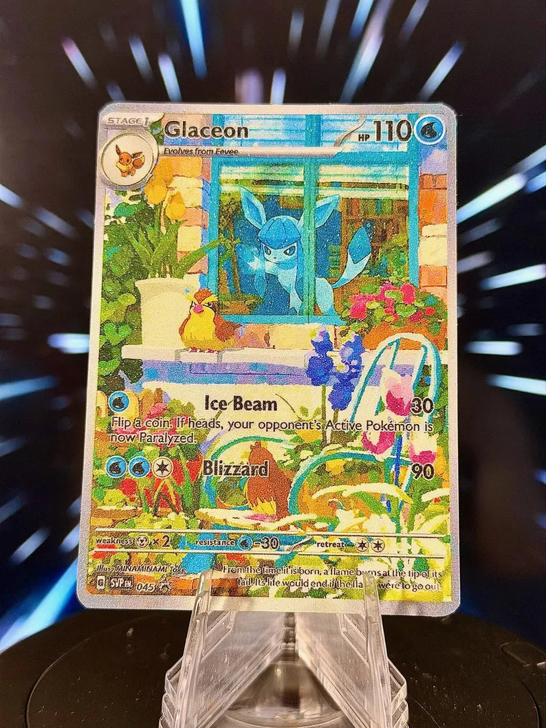 Window Eeveelution Pokemon Fan Art Trading Card