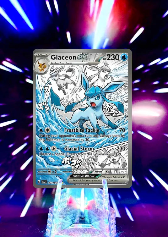 Comic Anime Style Eevelutions | Pokemon Fan Art Trading Cards