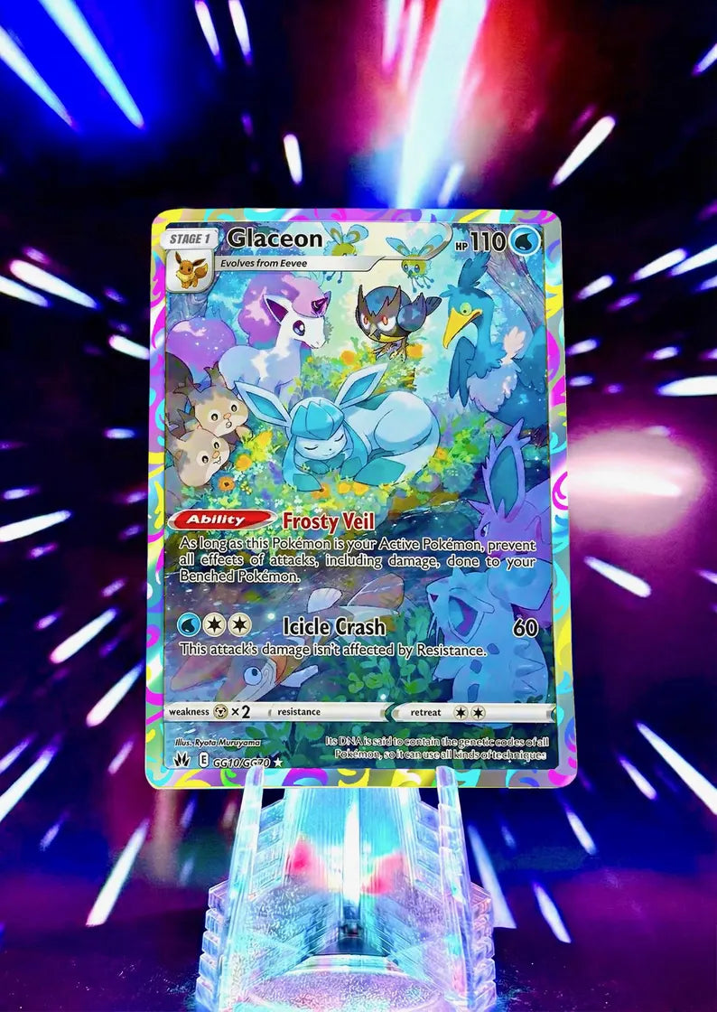 Sleeping Eeveelution | Pokemon Fan Art Trading Card