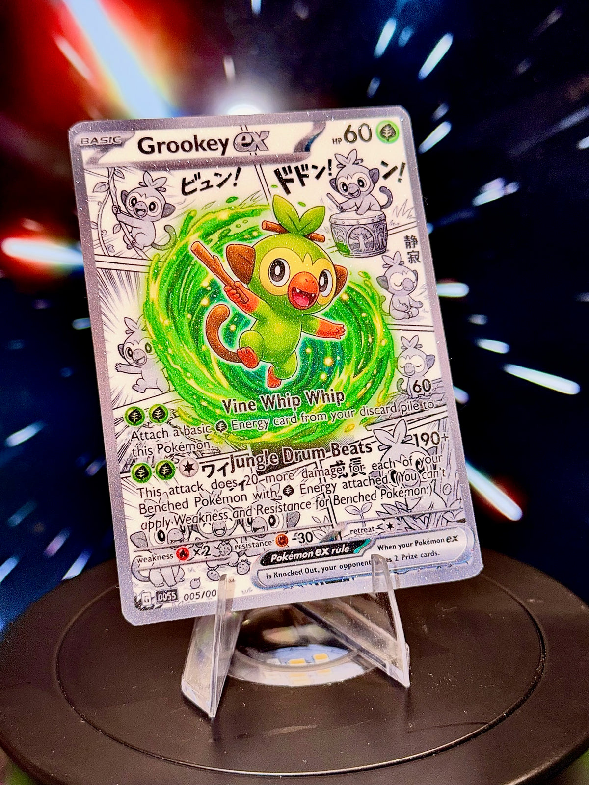Anime Comic Style Generations 6-10 | Pokemon Fan Art Trading Card