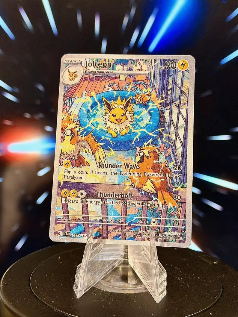 Pool Eeveelution Pokemon Fan Art Trading Card