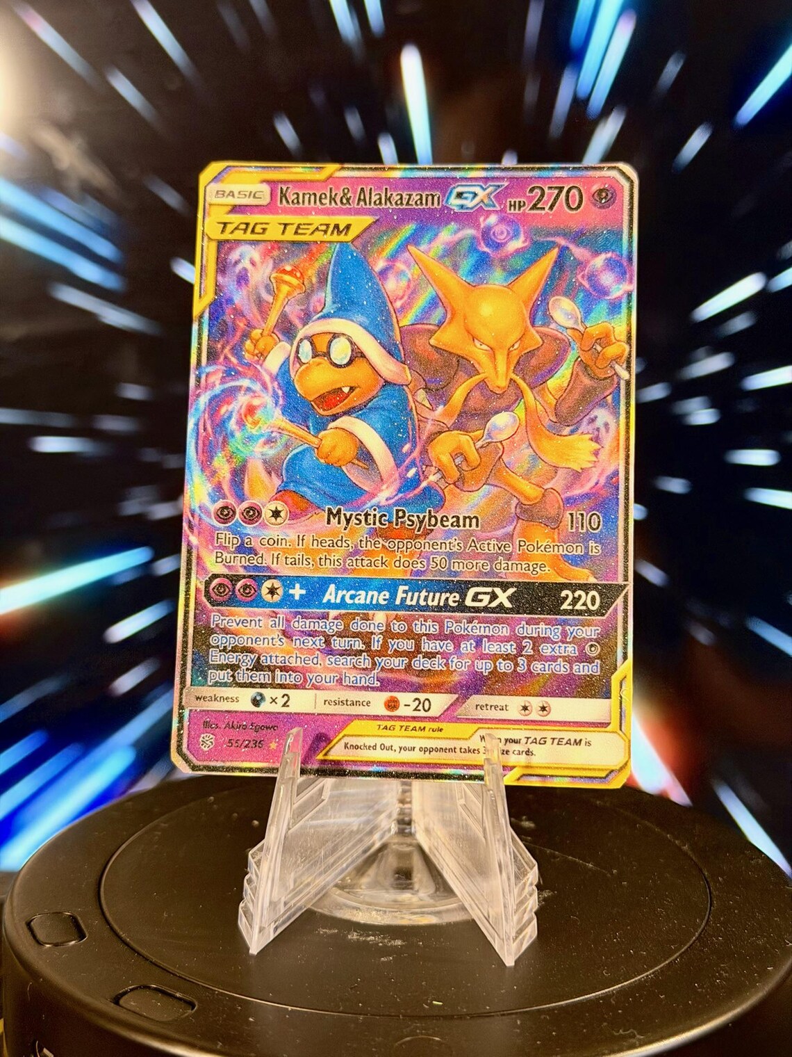 Pokemon and Super Mario Bros. Tag Team GX Fan Art Trading Card