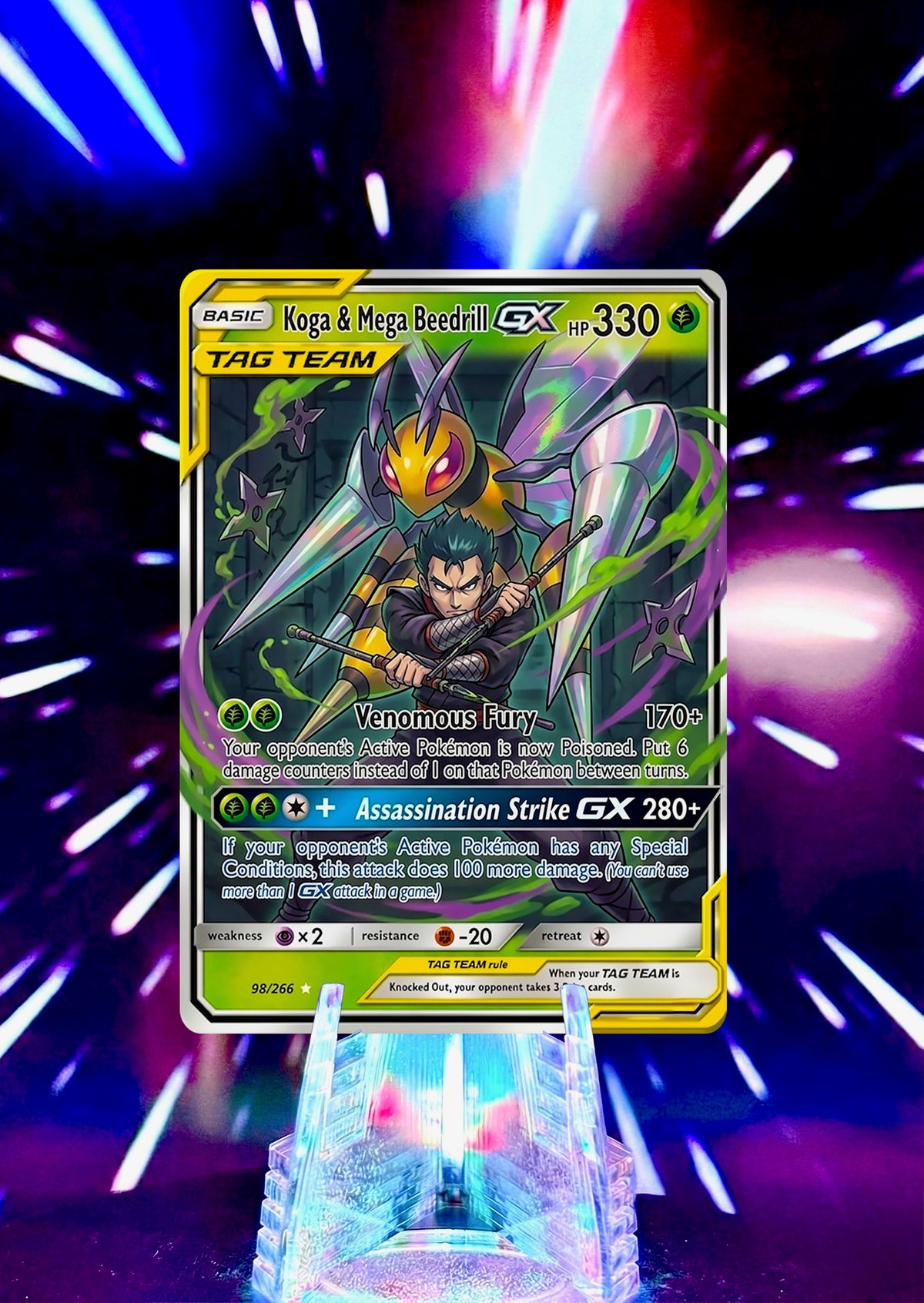 Custom Gym Leader and Pokémon Fan Art Trading Card - Red, Brock, Giovanni, Misty and More!