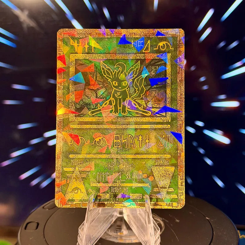 Ancient Eeveelution Cracked-Ice | Pokemon Fan Art Trading Card