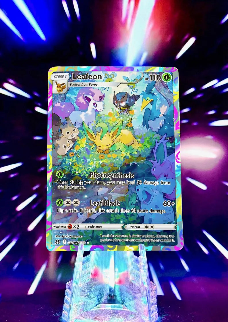 Sleeping Eeveelution | Pokemon Fan Art Trading Card