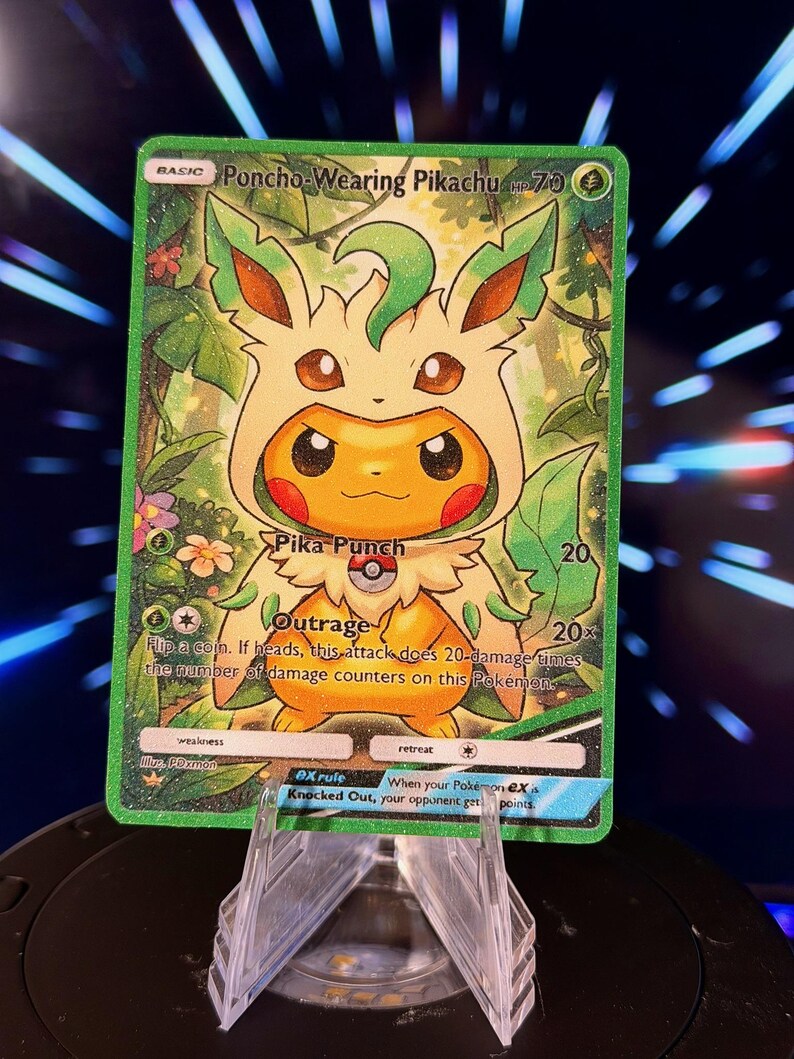 Poncho-Wearing Pikachu