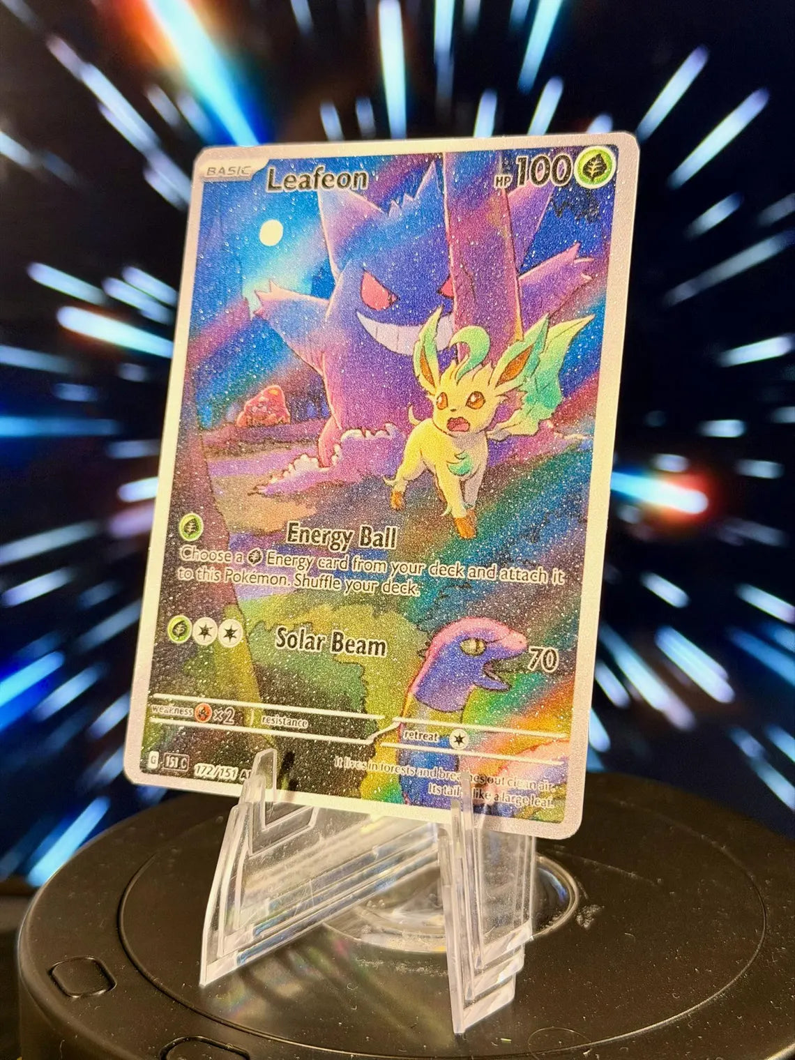 Eeveelution x Gengar Pokemon Fan Art Trading Card
