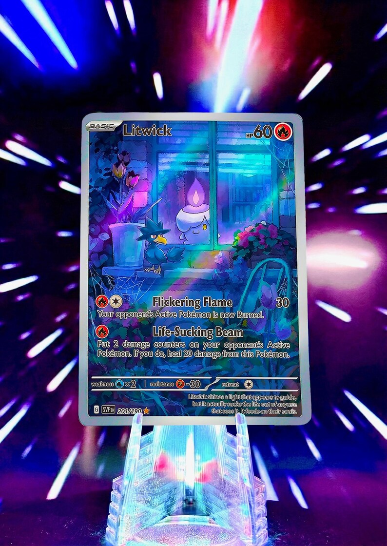 Window Spookymon | Pokemon Fan Art Trading Card
