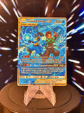 Pokemon and Demon Slayer Tag Team GX Fan Art Trading Card