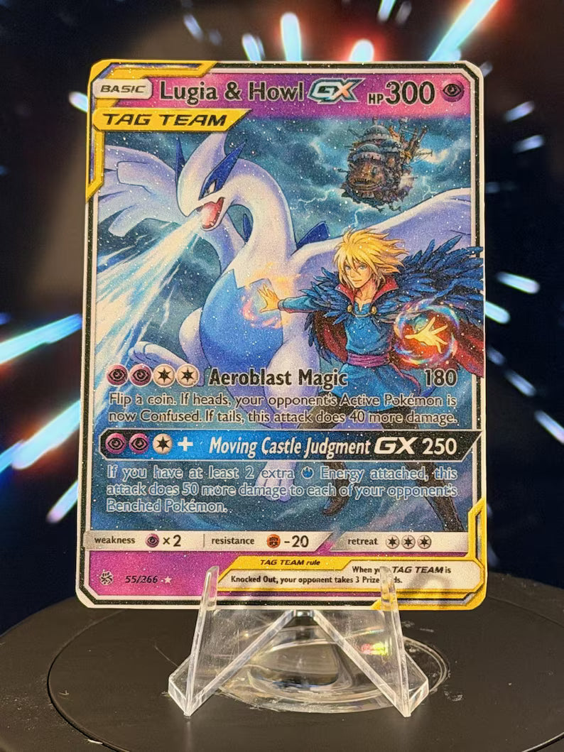 Pokemon & Studio Ghibli | Tag Team GX | Fan Art Trading Card