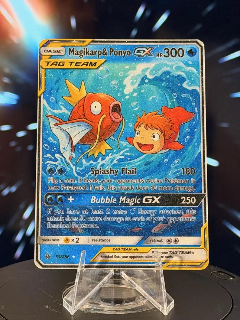 Pokemon & Studio Ghibli | Tag Team GX | Fan Art Trading Card