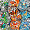 Comic Anime Style Kanto Starter Evolution Fan Art Cards - Charmander, Squirtle, Bulbasaur Lines