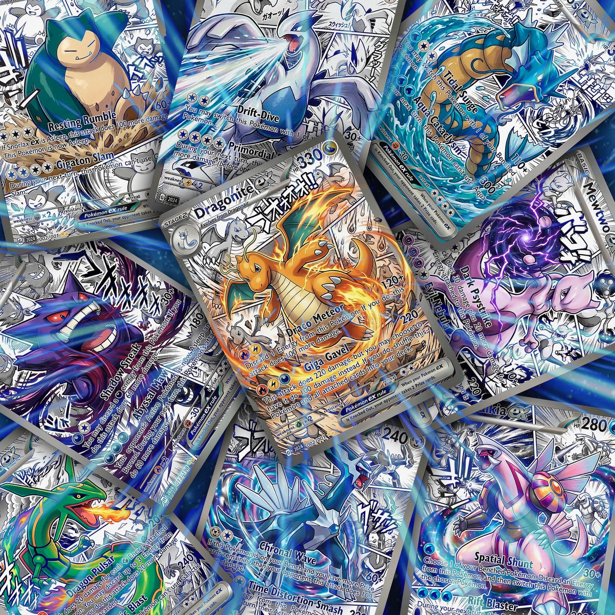 Anime Comic Style | Pokemon Fan Art Trading Card