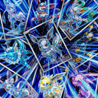 Liquid Chrome Eeveelution | Fan Art Trading Card